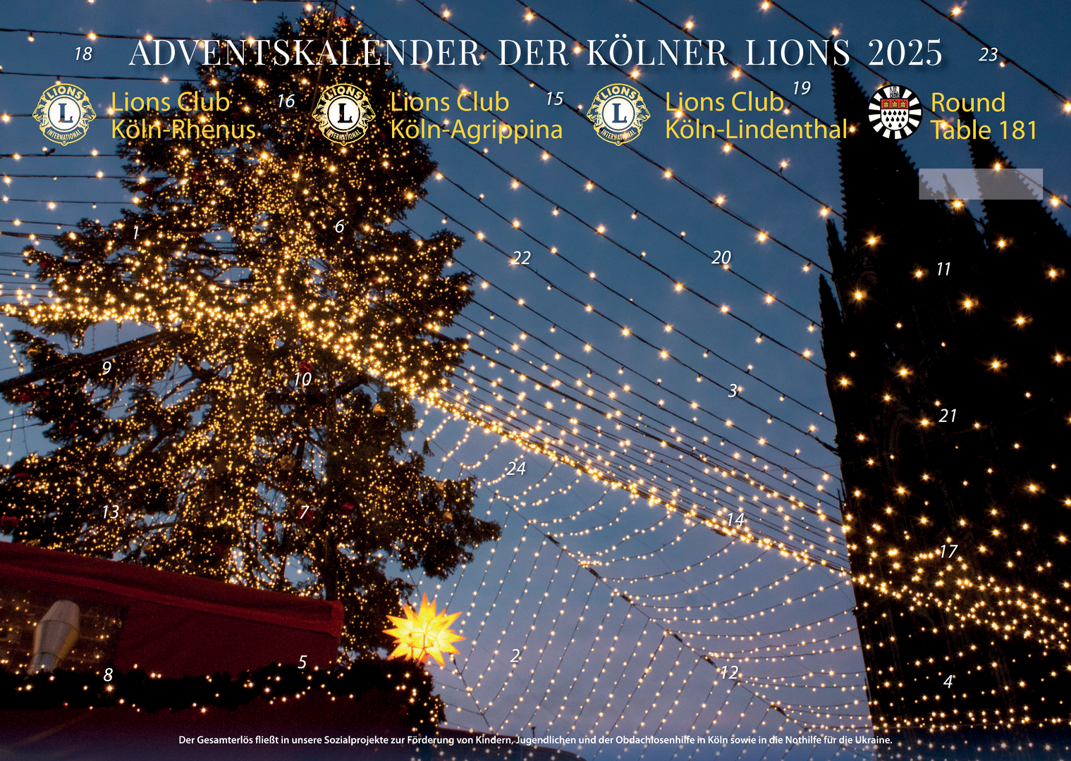 Adventskalender der Kölner Lions 2025