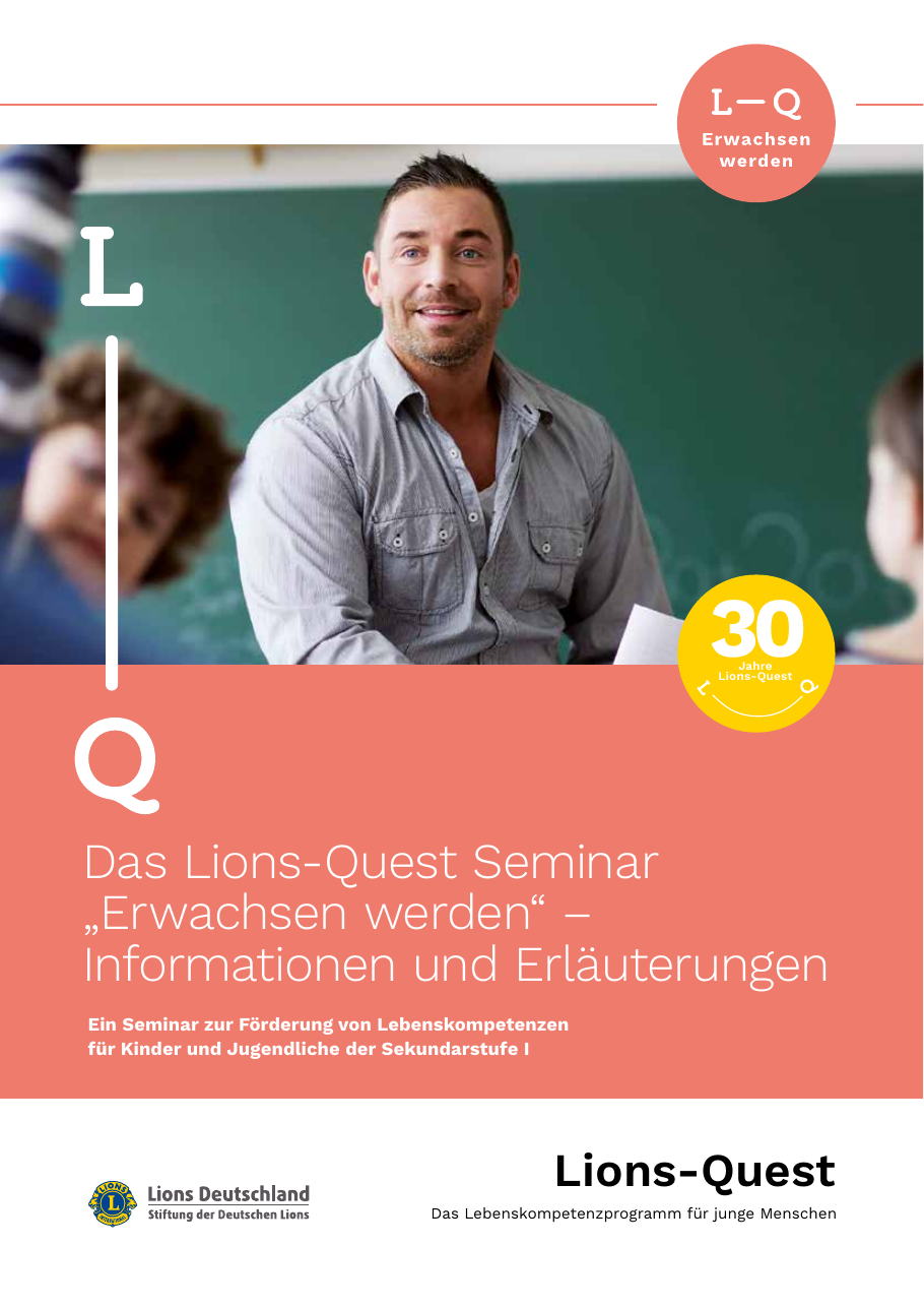Lions-Quest „Erwachsen werden“ – Broschüre